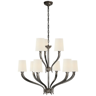 Ruhlmann Nine Light Chandelier in Bronze (268|CHC 2465BZ-L) Ruhlmann Nine Light Chandelier in Bronze (268|CHC 2465BZ-L)