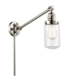 Franklin Restoration LED Swing Arm Lamp in Polished Nickel (405|237-PN-G312-LED)