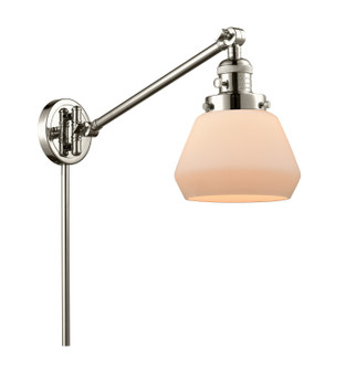 Franklin Restoration LED Swing Arm Lamp in Polished Nickel (405|237-PN-G171-LED)