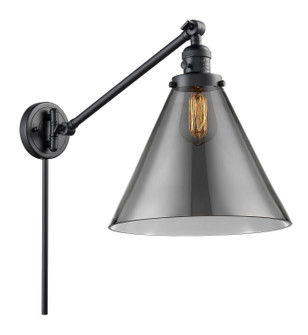 Franklin Restoration LED Swing Arm Lamp in Matte Black (405|237-BK-G43-L-LED)