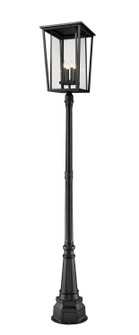 Seoul Four Light Outdoor Post Mounted Fixture in Black (224|571PHXXLR-564P-BK)
