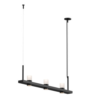 Intervals LED Pendant in Satin Black (69|20QKL04C)