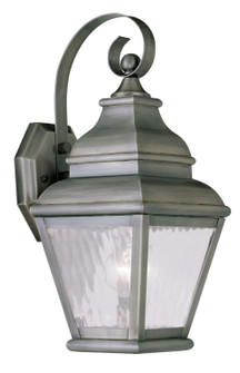 Exeter One Light Outdoor Wall Lantern in Vintage Pewter (107|2601-29)