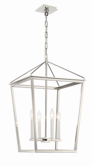 Four Light Pendant in Polished Nickel (90|161725)