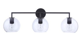 Three Light Vanity in Black (90|140308)