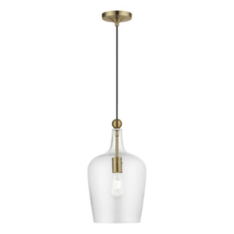 Avery One Light Pendant in Antique Brass (107|41237-01)