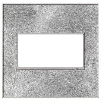 Adorne Gang Wall Plate in Spiraled Stainless (246|AWM2GSP4)