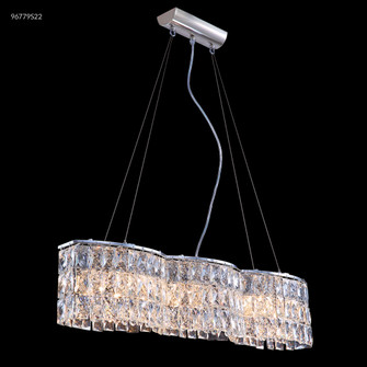 Bar Light Nine Light Chandelier in Silver (64|96779S22)