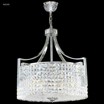 Contemporary 12 Light Chandelier in Silver (64|96634S22)