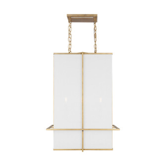 Dresden Four Light Chandelier in Coastal Gild (454|TFC1004CGD)