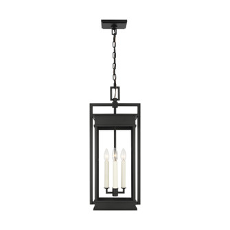 Cupertino Four Light Outdoor Pendant in Textured Black (454|CO1534TXB)