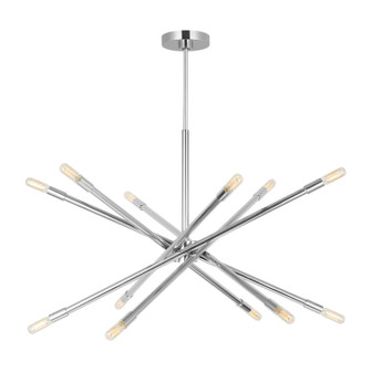 Eastyn 12 Light Chandelier in Polished Nickel (454|CC16612PN) Eastyn 12 Light Chandelier in Polished Nickel (454|CC16612PN)