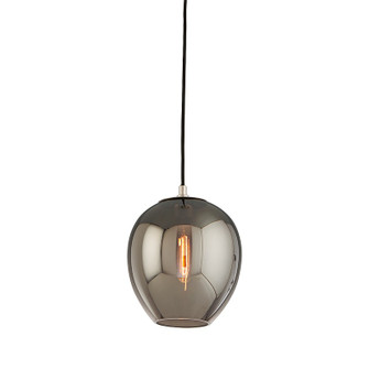 Odyssey One Light Pendant in Textured Black & Polish Nickel (67|F4294-TBK/PN)