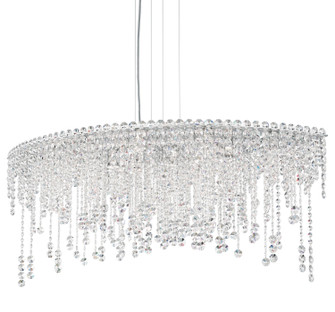 Chantant Eight Light Linear Pendant in Polished Stainless Steel (53|CH4811N-401O)