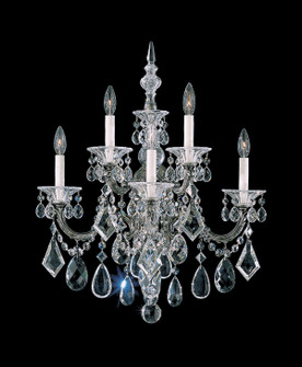 La Scala Five Light Wall Sconce in Antique Silver (53|5003-48R)