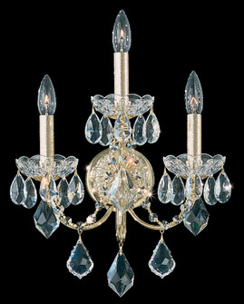 Century Three Light Wall Sconce in Polished Silver (53|1703-23)