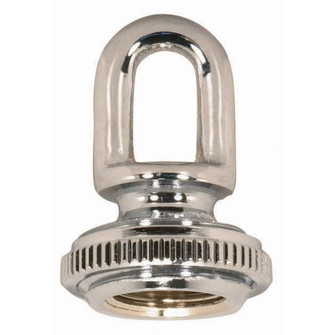 Screw Collar Loop With Ring in Polished Chrome (230|90-2302)