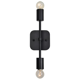 Albany Two Light Wall Sconce in Black (443|WS008)