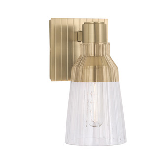 Carnival One Light Wall Sconce in Satin Brass (185|8157-SB-CL)