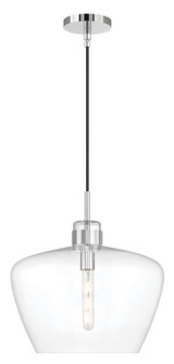 Aurora One Light Pendant in Chrome (185|3742-CH-CL)