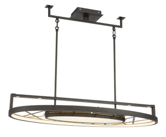 Tribeca LED Island Pendant in Smoked Iron And Soft Brass (29|N7528-716-L)