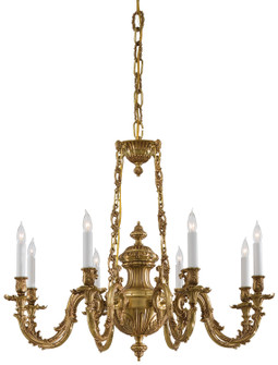 Metropolitan Eight Light Chandelier in Classic Brass (29|N700408)