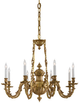 Metropolitan Family Eight Light Chandelier in Classic Brass (29|N700408)