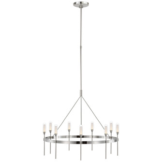 Overture LED Chandelier in Polished Nickel (268|PB 5030PN-CG)