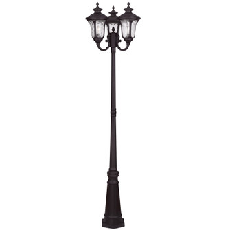 Oxford Three Light Outdoor Post Mount in Bronze (107|7866-07)