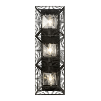 Arcade Three Light Wall Sconce in Carbon (137|366W03CB)