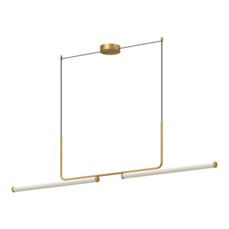 Vesper LED Linear Pendant in Brushed Gold (347|LP73073-BG)