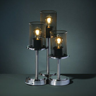 Wire Mesh Three Light Table Lamp in Brushed Nickel (102|MSH-8797-10-NCKL)