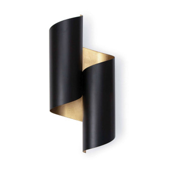 Folio Two Light Wall Sconce in Black (400|15-1157BLK)