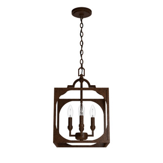 Highland Hill Four Light Pendant in Textured Rust (47|19980)