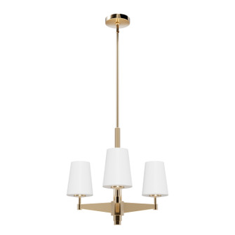 Nolita Three Light Chandelier in Alturas Gold (47|19878)