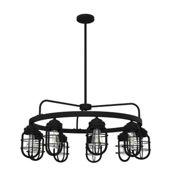 Starklake Nine Light Chandelier in Natural Black Iron (47|19663)