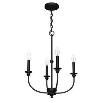 Southcrest Four Light Chandelier in Matte Black (47|19638)