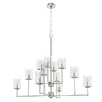 Kerrison 12 Light Chandelier in Brushed Nickel (47|19531)