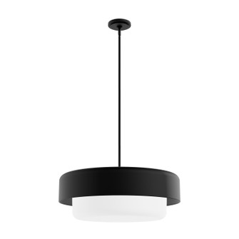 Station Four Light Pendant in Natural Black Iron (47|19275)
