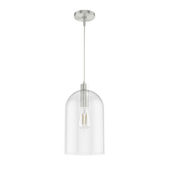 Lochemeade One Light Pendant in Brushed Nickel (47|19203)