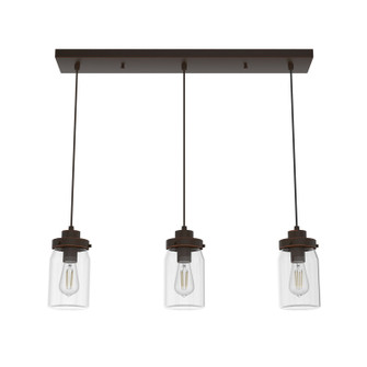 Devon Park Three Light Pendant in Onyx Bengal (47|19155)