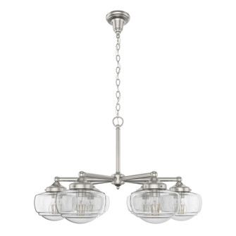 Saddle Creek Six Light Chandelier in Brushed Nickel (47|19064)