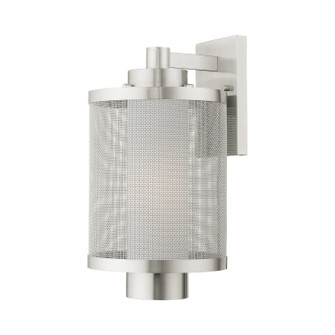 Nottingham One Light Outdoor Wall Lantern in Brushed Nickel (107|20683-91)