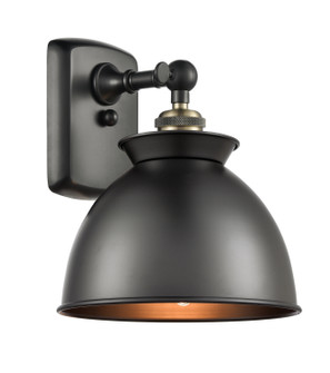 Ballston LED Wall Sconce in Black Antique Brass (405|516-1W-BAB-M14-BK-LED)