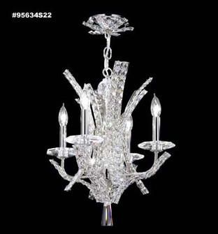 Eclipse Fashion Four Light Pendant in Silver (64|95634S22)