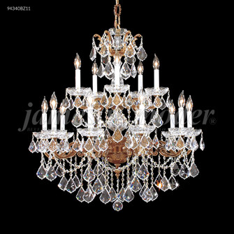 Madrid Cast Brass 15 Light Chandelier in Bronze (64|94340BZ11)