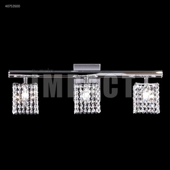 Contemporary Three Light Vanity in Silver (64|40753S00)