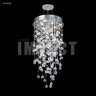 Crystal Rain Six Light Chandelier in Silver (64|40411S00)