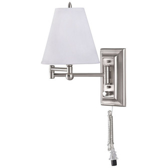 Wall One Light Wall Sconce in Brushed Pewter (387|IWF151D)
