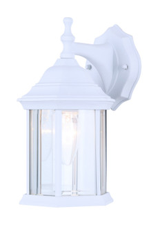 One Light Outdoor Wall Mount in White (387|IOL411)